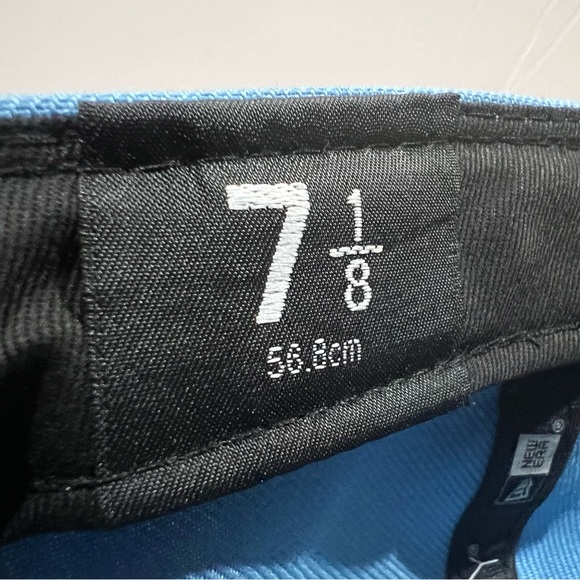 New Era, 59Fifty Fitted Hat, Philadelphia Phillies, Blue & White - Picture 9 of 10